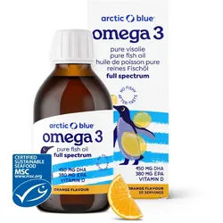 Arctic Blue Omega 3 Dha- und EPA-Fisch√∂l für Kinder mit Vitamin D3 √ñl 150 ml