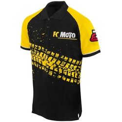 FC-Moto Corp Poloshirt, schwarz-gelb, Größe 2XL für Männer