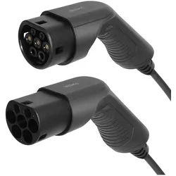 E-Charge cable type 2 - type 2 3 phase 16A Spiral 3M/5M