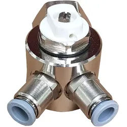 jollytherm Anschlussverteiler 2-fach 3/4'' Eurokonus auf 8 mm Stecksystem inkl. integriertem Schnellentlüfter - 10110