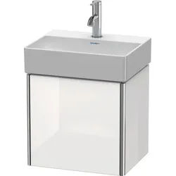 Duravit XSquare Waschtischunterbau wandhängend Stein Grau Seidenmatt 434x340x397 mm - XS4060L9292 XS4060L9292