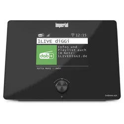 IMPERIAL DABMANI420BK Radio (Internet Radio, Bluetooth, DAB+/FM and Internet radio, flexible Nutzung für Zuhause) schwarz