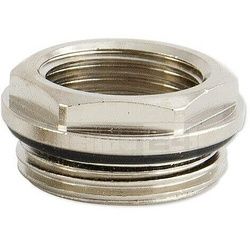 Reduzierstück 3/4'' AG x 1/2'' IG - Messing vernickelt - mit O-Ring selbstdichtend