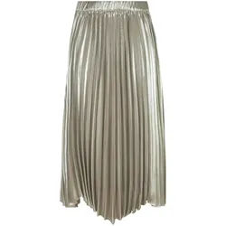 La jupe longue plissée ceinture élastiquée BASLER beige
