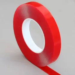 Reinacrylat-Doppelklebeband, hochtransparent, 0,5 mm dick, stark haftend, OL50 25 mm