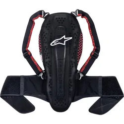 Alpinestars Nucleon KR-2 Rückenprotektor, schwarz-rot, Größe XL für Männer