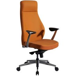 Mid.you Chefsessel , Braun , Textil , Sternfuß , 74x125x74 cm , Wippfunktion, Wippmechanik mit Härtegradeinstellung, Rückenlehne in S-Form, Sitzfläche 360° drehbar, inklusive Armlehnen, ergonomische Rückenlehne , Büromöbel, Bürostühle, Chefsessel
