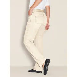 Le jean avec jambes droites Mac beige