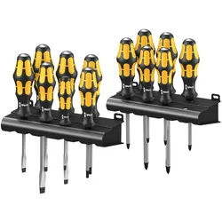 WERA 5133285001 - Schraubendrehersatz Kraftform Plus, gemischt