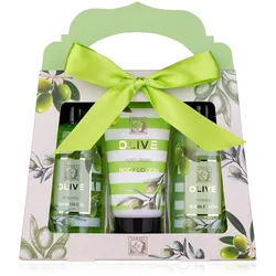 Accentra ‚Äì Duschset Frauen Geschenkset Olive in sch√∂ner Geschenkbox 1 St