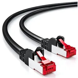 deleyCON deleyCON 2m CAT6 Patchkabel S-FTP PIMF Netzwerkkabel Ethernetkabel - LAN-Kabel