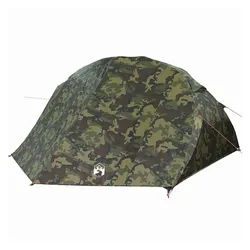 vidaXL Angelzelt Angelzelt Tarnung 514 x 465 x 187 cm Polyester und Fiberglas, Personen: 7 (1 tlg)