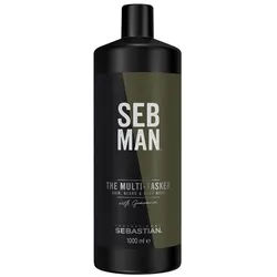 Seb Man Haarshampoo SEB MAN THE MULTITASKER 3IN1 HAIR, BEARD & BODY WASH, sanfte Reinigung für Bart, Haare und Körper, frischer Duft