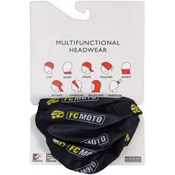 FC-Moto Logo Multifunktionstuch, schwarz-gelb für Frauen