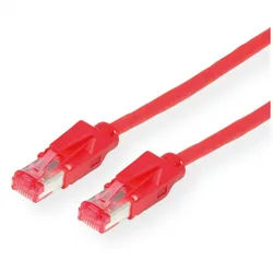 SECOMP DÄTWYLER Patchkabel Cat.6 (Class E) S/FTP LAN-Kabel, RJ-45 Männlich (Stecker), RJ-45 Männlich (Stecker) (300.0 cm), CU 7702 flex LSOH, Hirose TM21 rot