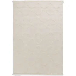 SCHÖNER WOHNEN-Kollektion Teppich Summer 6352, rechteckig, Höhe: 6 mm, In- und Outdoor geeignet, Hoch Tief Struktur, Robuster Teppich beige 80 cm x 150 cm x 6 mm