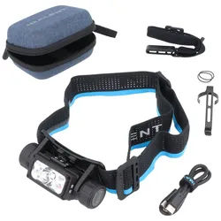 Imalent HT70 Stirnlampe, 3500 Lumen, drei Lichtquellen, inkl. 5000mAh Li-Ion Akku