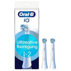 Oral-B Aufsteckbürsten Ultimative Reinigung, Weiß, Farbcwechselnde Borsten, Für Oral-B iO weiß