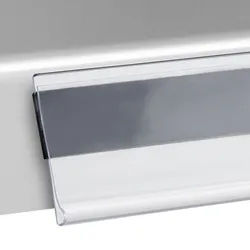 Scannerschiene DBR, magnetisch 26 mm | 200 mm, PVC, transparent