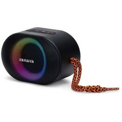 Aiwa BST-330 Bluetooth Speaker mit RGB multi lighting Bluetooth-Speaker schwarz