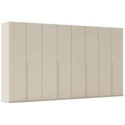 LeGer Home by Lena Gercke Kleiderschrank Schrank Garderobe Ankleide Schlafzimmer Flur SERINA Eyecatcher (3 verschiedene Ausstattungen BASIC/CLASSIC/PREMIUM (inkl. SOFT-CLOSE) in 6 Breiten (101 - 401 cm) mit Front Glas oder Dekor MADE IN GERMANY beige 401 cm x 223 cm x 61 cm
