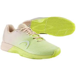 Head Tennisschuhe Revolt Pro 4.0 Clay/Sandplatz beige/limegrün Damen