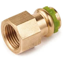 Kupfer Pressfitting Sudo-Press Übergangsverschraubung Innengewinde 18 mm - 1/2" Kontur V DVGW