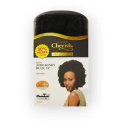 Mamado Kunsthaar-Extension Cherish Bulk - Afro Kinky Bulk 24" schwarz