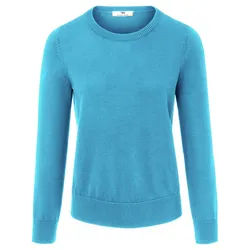 Le pull 100% coton Peter Hahn turquoise