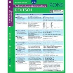 PONS - Auf einen Blick - Rechtschreibung & Zeichensetzung - Deutsch
