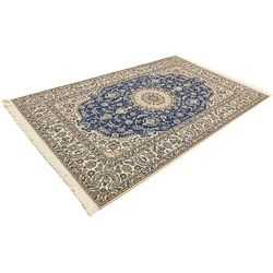 morgenland Orientteppich »Perser - Nain - Premium - 239 x 149 cm - blau«, rechteckig morgenland Blau B/L: 149 cm x 239 cm