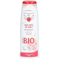 Alphanova Kids Blasen in deinem Bad! Erdbeere & Bio-Baumwolle
