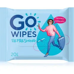 GoWipes Refreshing Wet Wipes erfrischende Feuchttücher für die Hände 20 St.