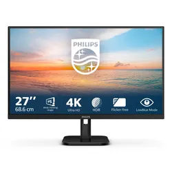 Philips 27E1N1800A/00 TFT-Monitor (68,6 cm/27 ", 3840 x 216 px, 4K Ultra HD, 4 ms Reaktionszeit, 60 Hz, LED)