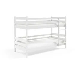 Masseno Etagenbett Simba 80x190 cm Weiß , Holz , 80x190 cm , Babymöbel & Kindermöbel, Kinderzimmer & Jugendzimmer, Stockbetten
