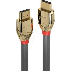 LINDY 37601 - HDMI Kabel - Gold Line, zertifiziert, 10K120Hz, 1,0 m