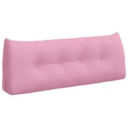 vidaXL Rückenkissen Rücken Kissen Rosa 120 x 24 x 50 cm Stoff, 1-tlg. rosa