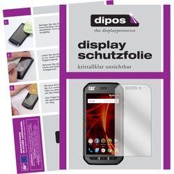 Dipos Displayschutzfolie Crystalclear (2 Stück, CAT S41), Smartphone Schutzfolie