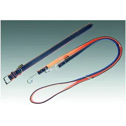HEIM Hunde-Halsband Halsband "Florenz", genäht, dupliert mit Auflage 6,0