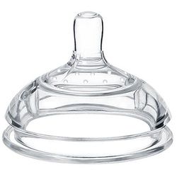 Haakaa Generation 3 Antikolik Sauger für Babyflasche 1 St transparent