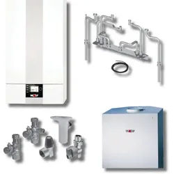 Wolf Paket Brennwerttherme CGB-2-14 Speicher CSW-120, BM-2, Aufputz