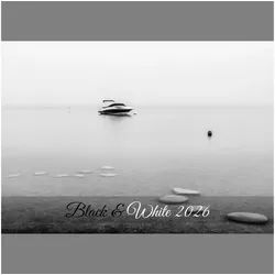 raxxa Wandkalender Black & White 2026 - quer