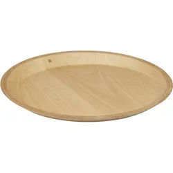 WMF Tablett , Braun , Holz , Buche , rund , Geschirr, Tischkultur & Serviergeschirr, Tabletts