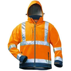 Elysee Arbeitsjacke Warnschutz-Softshelljacke "BILL" m. Kapuzeorange M
