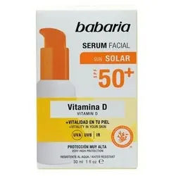babaria Sonnenschutzpflege Vitamin D Wasserdichtes Gesichtsserum Spf50+ 30Ml