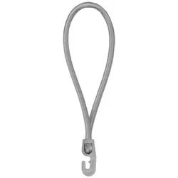 Spanngummi mit PVC Haken 0,4x25cm grau Bradas 5549