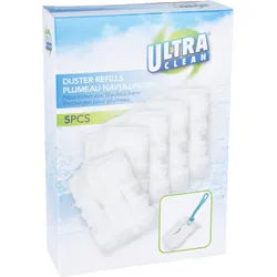 Ultra Clean Reinigungsbürste Staubbesen, 5 Ersatzköpfen, Badezimmer in allen Wohnstilen, (Reinigungsbürste) blau