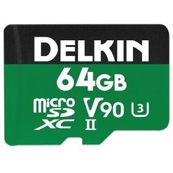 Delkin POWER UHS-II (V90) microSD Memory Card 64 GB