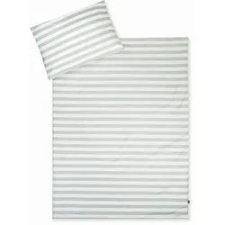 Julius Zöllner Babybettwäsche Stripes Bettwäsche Organic 100x135+40x60, 2 teilig, Baby bettwäsche