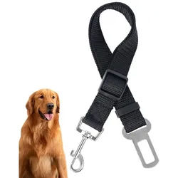 LuxusKollektion Autohundegeschirr Sicherheitsgurt Hunde verstellbar reißfest schwarz Maximum Size 65 cm